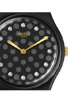 SWATCH Holiday collection Sparkle Night Crystals Grey Silicone Strap