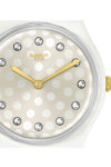 SWATCH Holiday collection Sparkle Shine Crystals White Silicone Strap