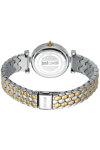 JUST CAVALLI Snake Crystals Two Tone Stainless Steel Bracelet