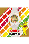 CASIO Baby-G Haribo Chronograph White Rubber Strap