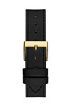 GUESS Fame Black Leather Strap
