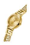 GUESS G Cluster Crystals Gold Stainless Steel Bracelet