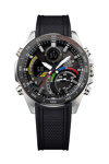 CASIO Edifice Tough Solar Smartwatch Chronograph Black Rubber Strap