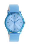 OOZOO Timepieces Light Blue Leather Strap