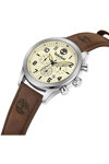 TIMBERLAND Ashmont Dual Time Brown Leather Strap