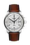 ZEPPELIN 100 Years Chronograph Brown Leather Strap