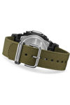 G-SHOCK Dual Time Chronograph Olive Green Fabric Strap