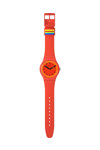 SWATCH Proudly Red Red Silicone Strap
