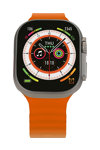 THORTON Geni Smartwatch Orange Silicone Strap