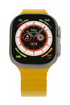 THORTON Geni Smartwatch Yellow Silicone Strap