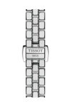 TISSOT T-Lady Lovely Square Diamonds Silver Stainless Steel Bracelet