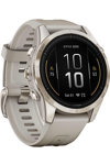 GARMIN Epix Pro Sapphire Edition Soft Gold with Light Sand Silicone Band