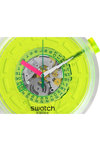 SWATCH Big Bold Blinded By Neon Green Biosourced Strap