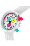 SWATCH Big Bold The Purity Of Neon Chronograph White Silicone Strap