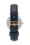 U.S.POLO Scarlet Crystals Blue Leather Strap