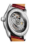 LONGINES The Longines Master Collection Diamonds Automatic Red Leather Strap