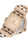 BEVERLY HILLS POLO CLUB Diamond Rose Gold Stainless Steel Bracelet