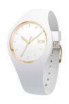 ICE WATCH Glam White Silicone Strap (M)