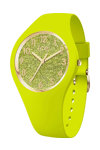 ICE WATCH Glitter Yellow Silicone Strap (S)