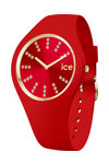 ICE WATCH Cosmos Crystals Red Silicone Strap (S)