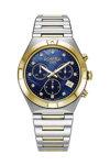 ROAMER Eos Crystals Chronograph Two Tone Stainless Steel Bracelet