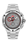 DUCATI CORSE Motore Chronograph Silver Stainless Steel Bracelet