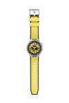 SWATCH Bolden Yellow Two Tone Silicone Strap