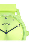 OOZOO Timepieces Light Green Leather Strap