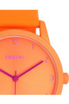 OOZOO Timepieces Orange Leather Strap