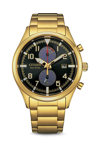 CITIZEN Eco-Drive Chronograph Gold Stainless Steel Bracelet