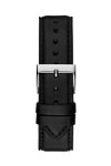 GUESS Crescent Black Leather Strap