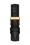 GUESS G Gloss Crystals Black Leather Strap