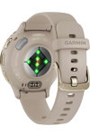 GARMIN Venu 3S Soft Gold Bezel with French Gray Silicone Band