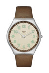SWATCH Tabby Hepcat with Brown Leather Strap