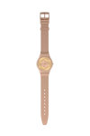 SWATCH Tawny Radiace Brown Silicone Strap