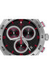 SWATCH Crimson Carbonic Red Chronograph with Red Rubber Strap
