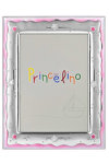 Διακοσμητική ασημένια παιδική κορνίζα PRINCELINO (13 x 18 cm)