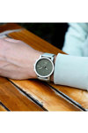 OOZOO Timepieces Light Green Leather Strap