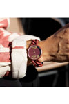 OOZOO Timepieces Bordeaux Plastic Strap