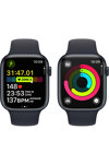 Apple Watch Series 9 GPS 45mm with Midnight Sport Band - M/L