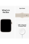 Apple Watch SE GPS 44mm with Starlight Sport Band - S/M