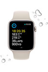 Apple Watch SE GPS 44mm with Starlight Sport Band - M/L