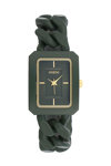 OOZOO Timepieces Olive Green Plastic Bracelet