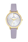GO Mademoiselle Crystals Purple Leather Strap