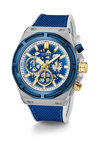 GUESS Masterpiece Blue Rubber Strap