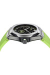 D1 MILANO Skeleton Automatic Light Green Rubber Strap