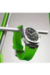 D1 MILANO Skeleton Automatic Light Green Rubber Strap