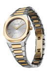D1 MILANO Ultra Thin Two Tone Stainless Steel Bracelet