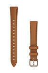 GARMIN Quick Release 14 mm Tan leather strap with Cream Gold hardware