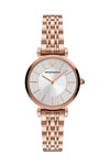EMPORIO ARMANI Gianni T-Bar Crystals Rose Gold Stainless Steel Bracelet